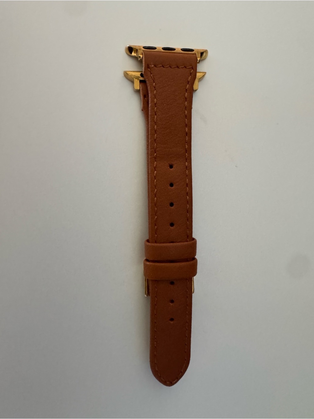 Women Apple Watch  Tan Leather Watch Band Strap - Classic Replacement